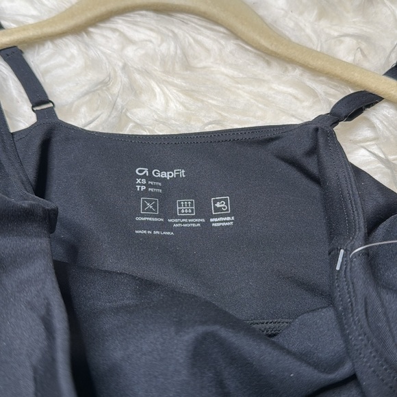 NWT Gap GapFit Power Ruched Exercise Dress in Black - XS Petite - Picture 11 of 13